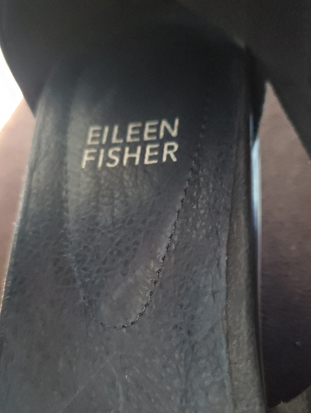 Eileen Fisher Blue Nubuck Platform Sandal 9 - Picture 8 of 10